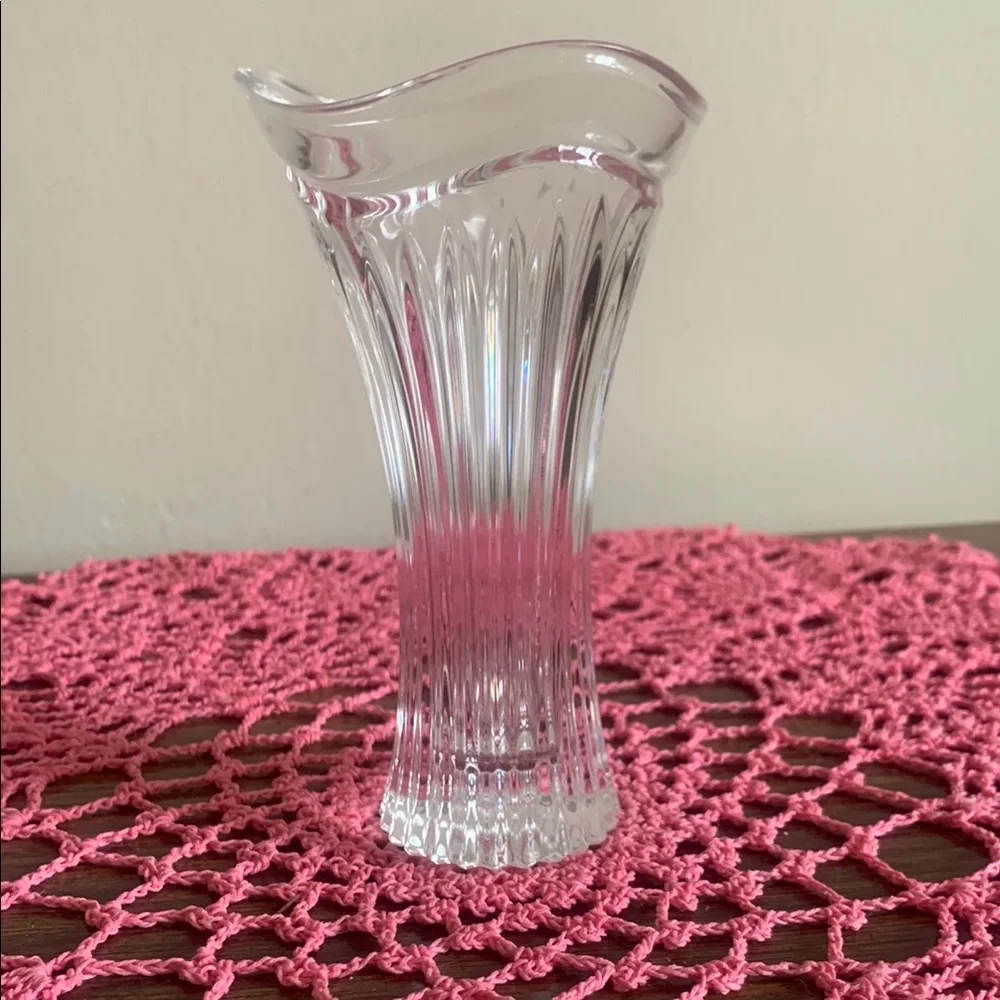 Elegant Clear Glass Vase